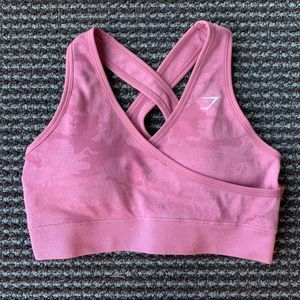 Gymshark Womens Camo Seamless Sports Bra